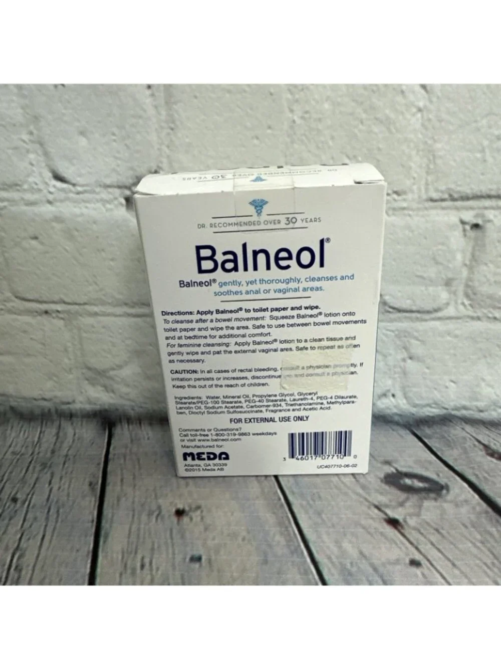 Balneol Hygienic Cleansing Lotion 20 Packets